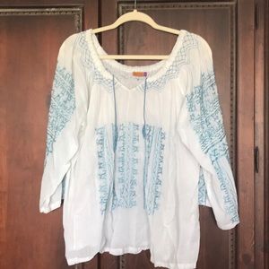 Boho Peasant Top 3X